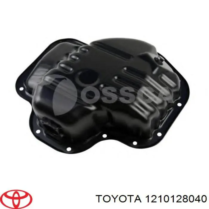 1210128040 Toyota Panela de óleo de cárter do motor
