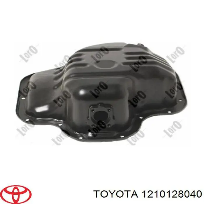 Panela de óleo de cárter do motor Toyota 1210128040 preço, a partir de 35,04 USD
