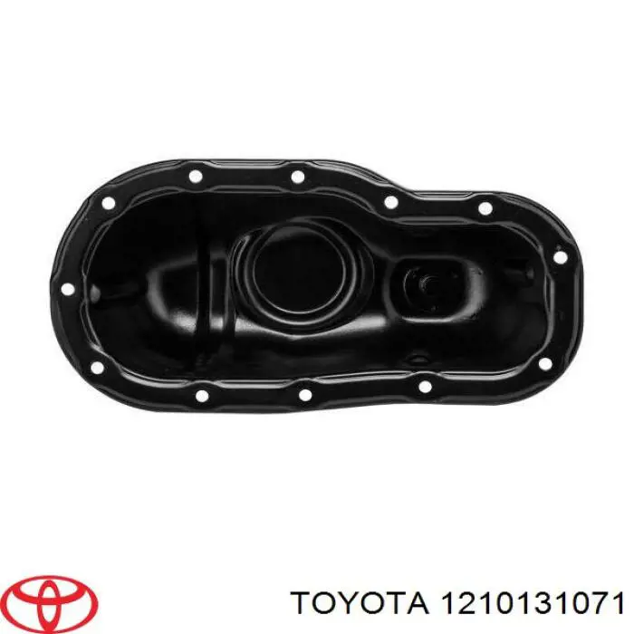 1210131071 Toyota Panela de óleo de cárter do motor, parte inferior