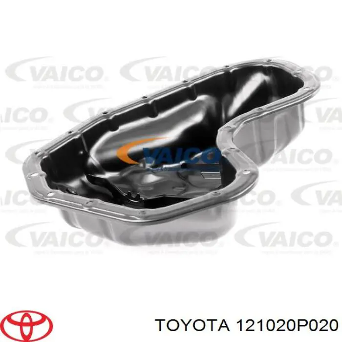 121020P020 Toyota Panela de óleo de cárter do motor