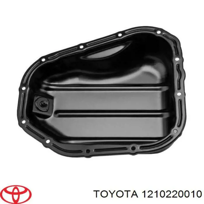 Compre 1210220010 Toyota Panela de óleo de cárter do motor, parte inferior