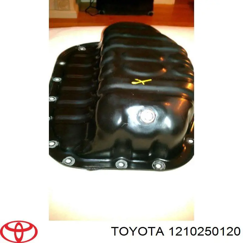 Panela de óleo de cárter do motor Toyota 1210250120 preço, a partir de 542,65 USD