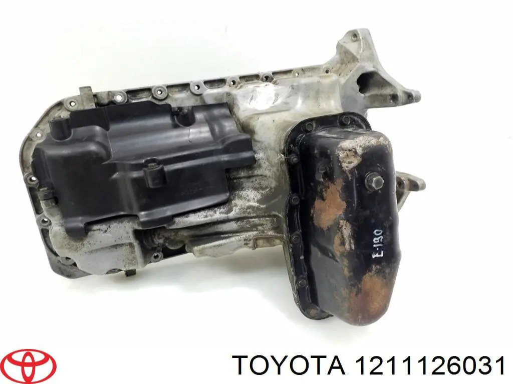 Panela de óleo de cárter do motor Toyota 1211126031 preço, a partir de 1155,53 USD