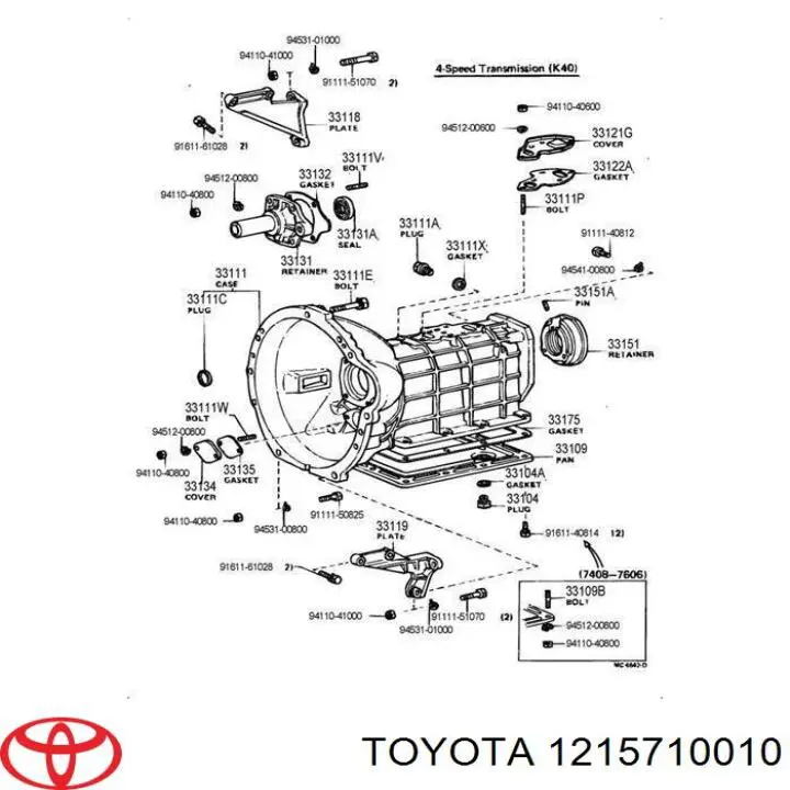 Compre 9043018007 Toyota Vedante de rolha de panela da Caixa Automática de Mudança