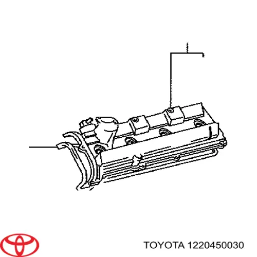 Válvula PCV de ventilação dos gases de cárter Toyota 1220450030 preço, a partir de 30,52 USD