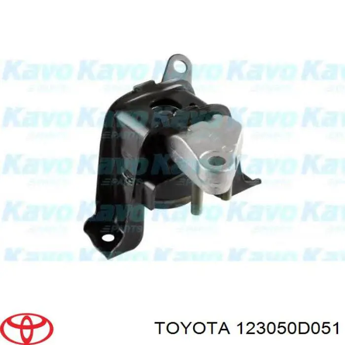 123050D051 Toyota Coxim (suporte) direito de motor