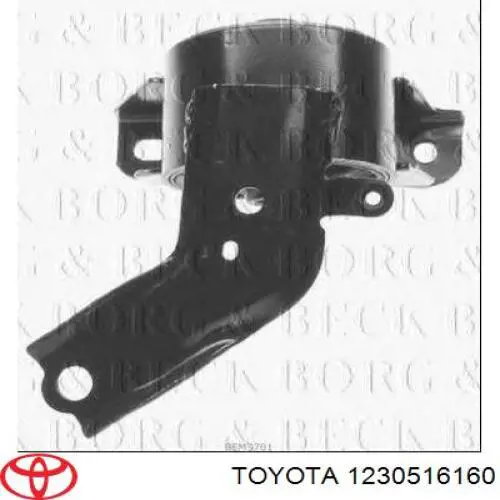 Coxim (suporte) direito de motor Toyota 1230516160 preço, a partir de 46,77 USD