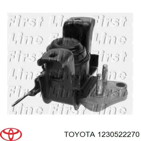 Compre 1230522270 Toyota Coxim (suporte) direito de motor