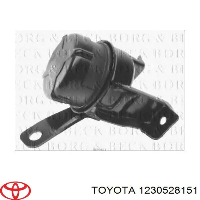 1230528151 Toyota Coxim (suporte) direito de motor