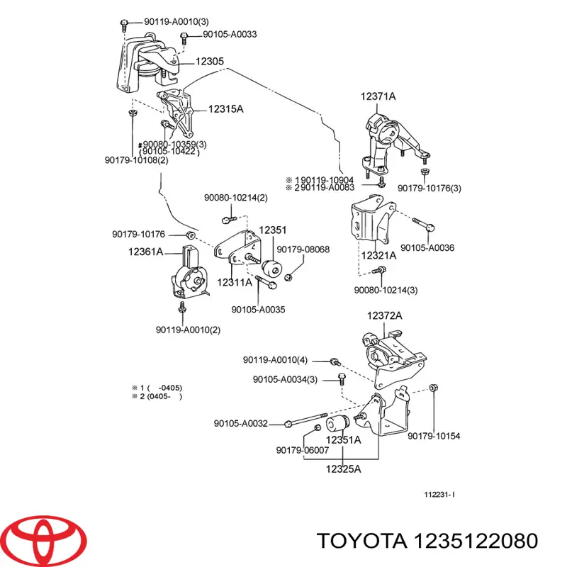 1235122080 Toyota 