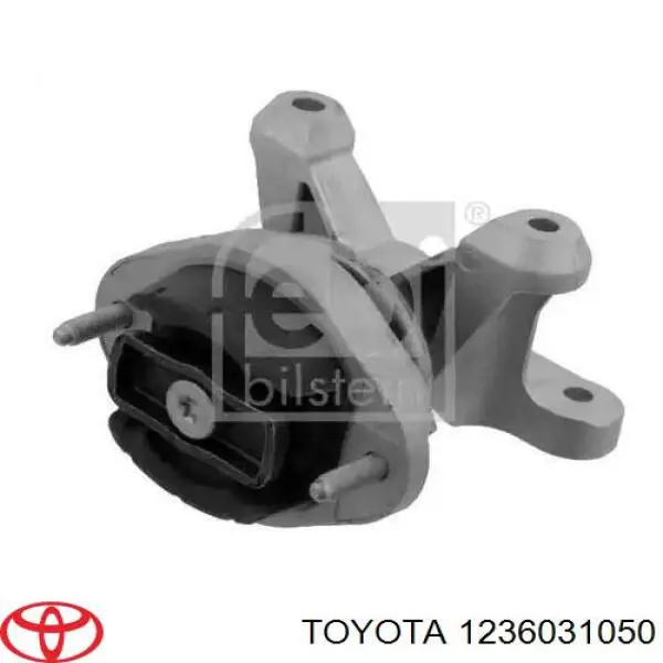 1236031050 Toyota Coxim (suporte) dianteiro de motor