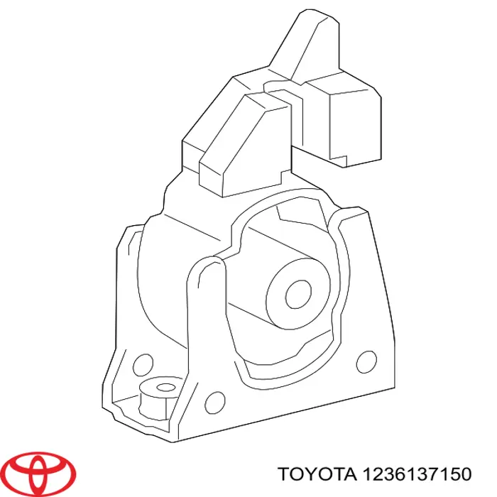 Coxim (suporte) dianteiro de motor Toyota 1236137150 preço, a partir de 113,76 USD