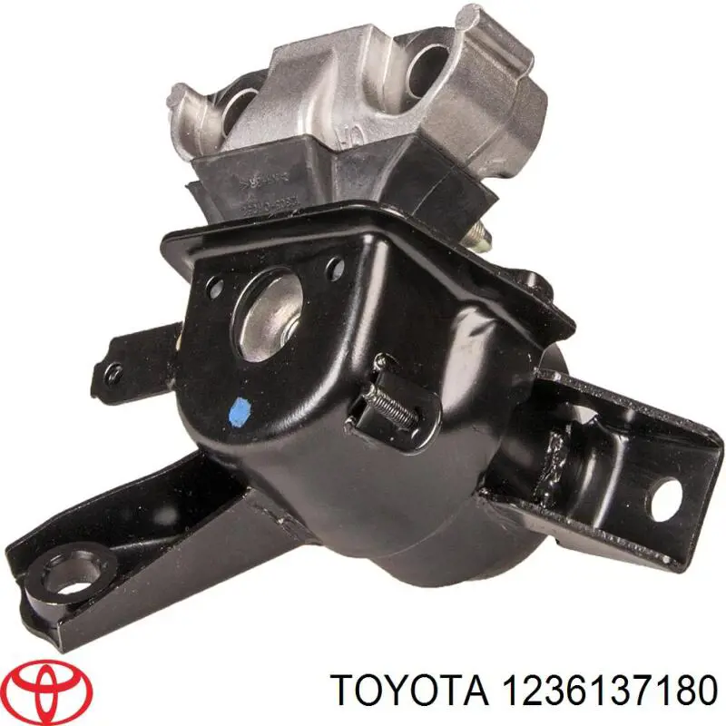 1236137180 Toyota Coxim (suporte) dianteiro de motor