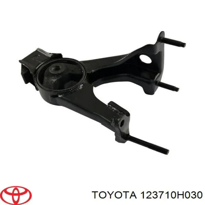 123710H030 Toyota Coxim (suporte) traseiro de motor