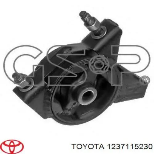 Coxim (suporte) traseiro de motor 1237115230 Toyota