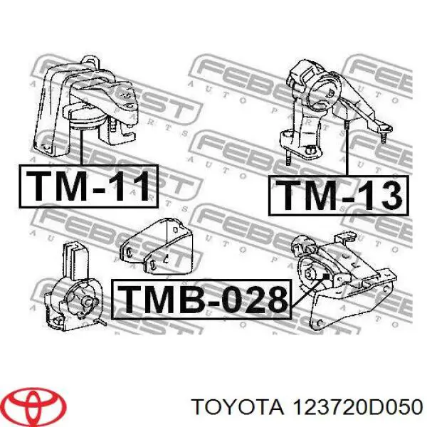 Compre 123720D050 Toyota Coxim (suporte) esquerdo de motor