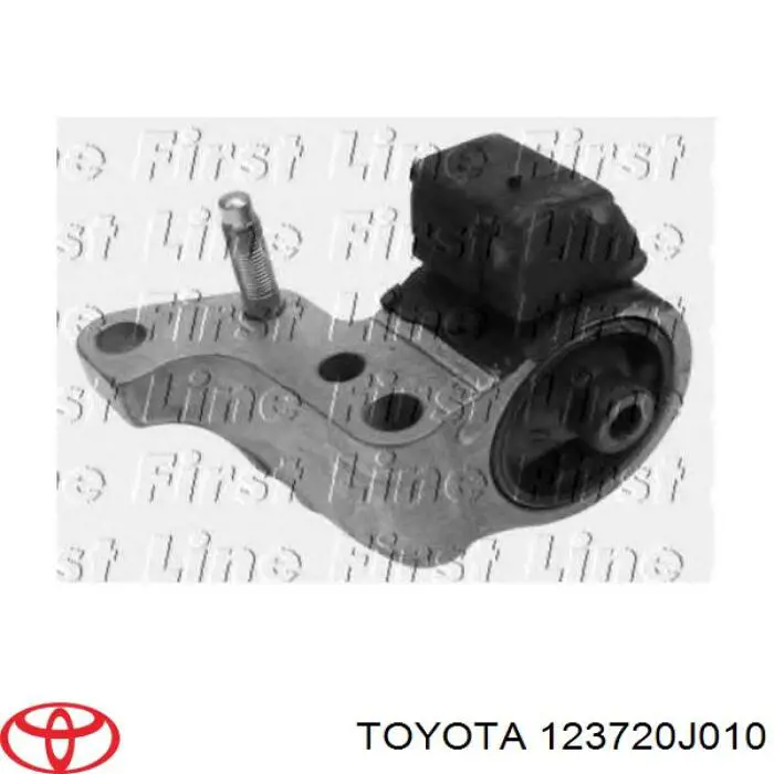 Compre 123720J010 Toyota Coxim (suporte) esquerdo de motor