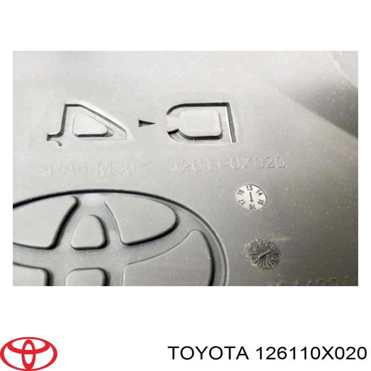 Compre 126110X020 Toyota Tampa de motor decorativa