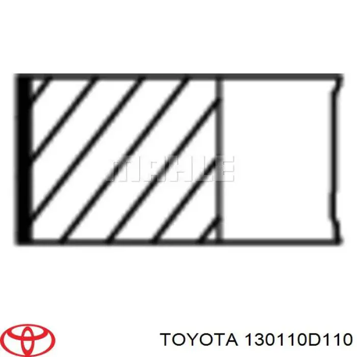 Compre 130110D110 Toyota Kit de anéis de pistão de motor, STD.
