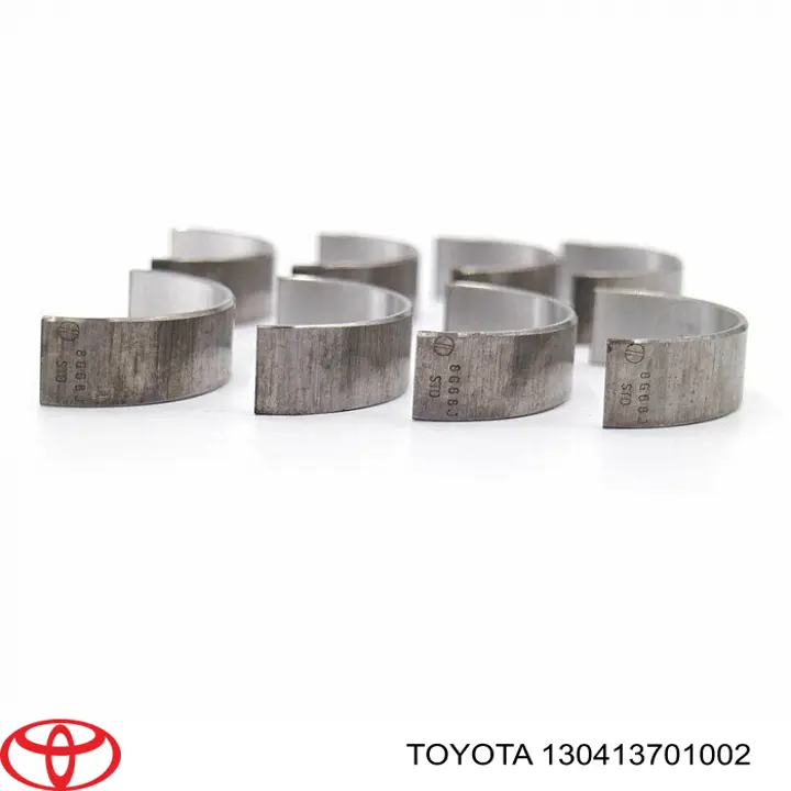 130413701002 Toyota Folhas inseridas de cambota de biela, kit, padrão (STD)