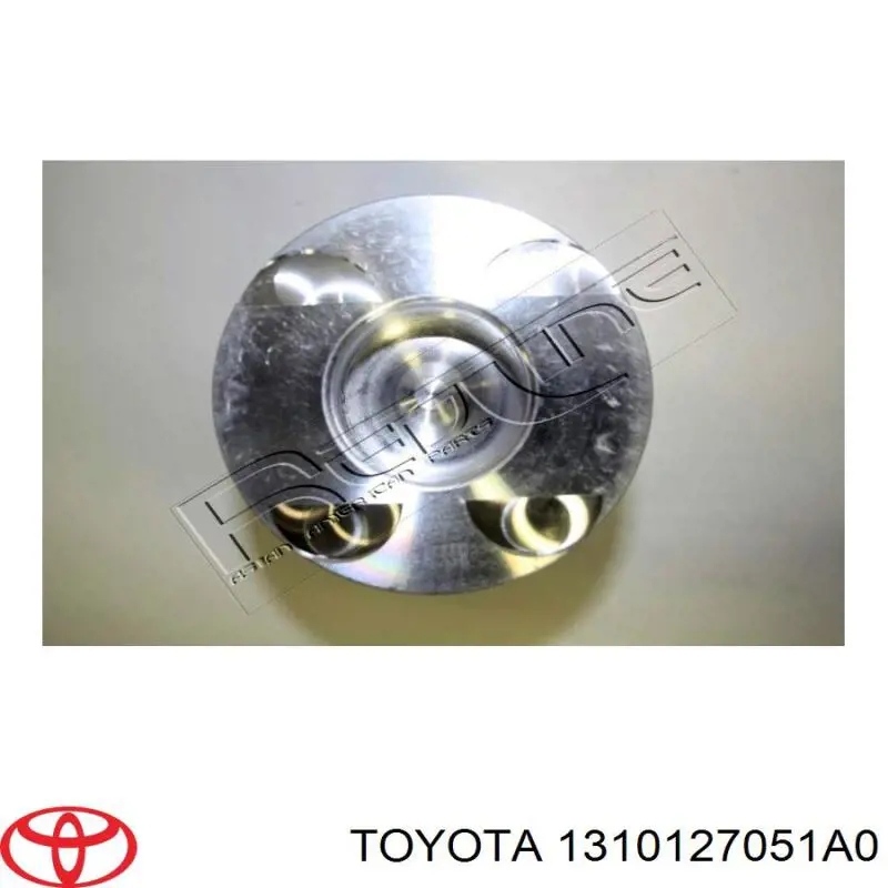 1310127051A0 Toyota Pistão com passador sem anéis, STD