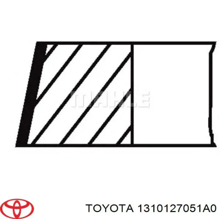 Pistão com passador sem anéis, STD Toyota 1310127051A0 preço, a partir de 624,16 USD