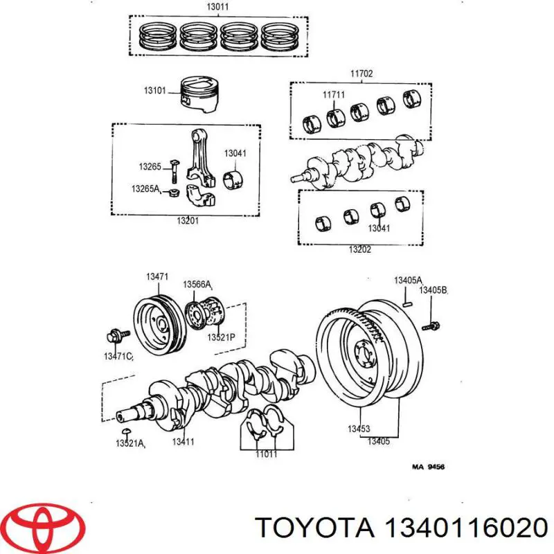 Compre Cambota de motor Toyota Corolla 
