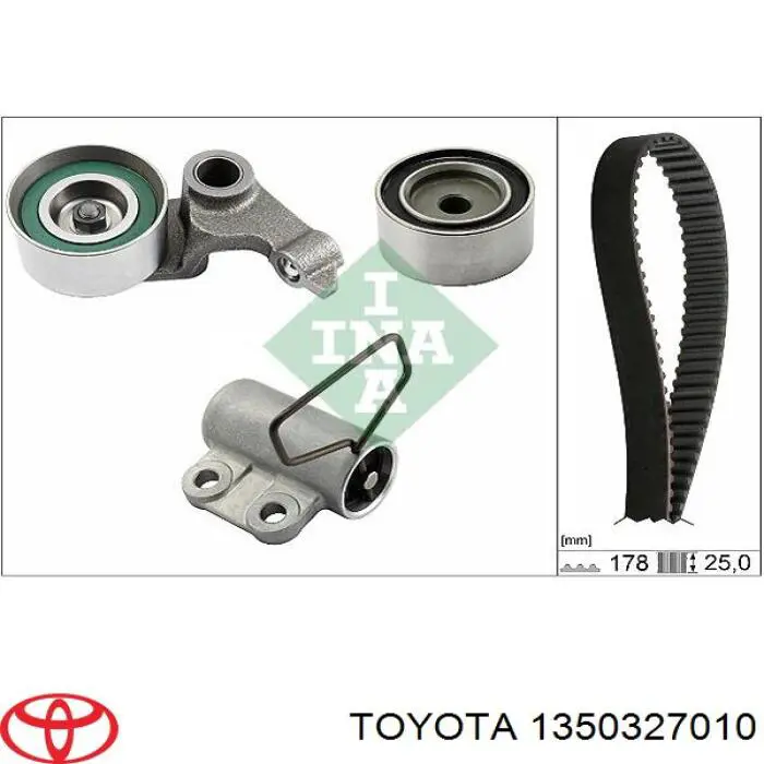 Compre 1350327010 Toyota Rolo parasita da correia do mecanismo de distribuição de gás