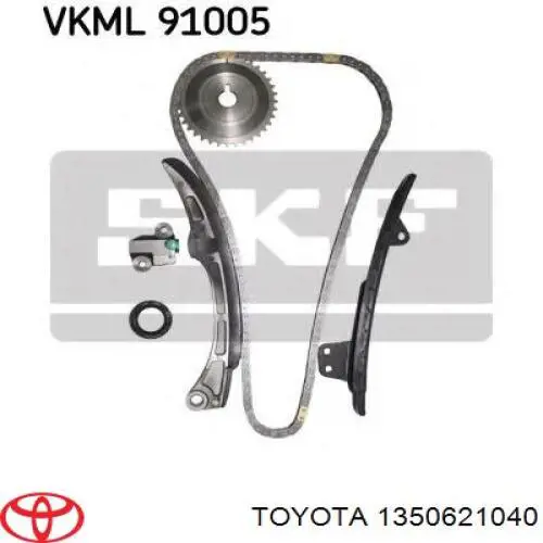 Cadeia do mecanismo de distribuição de gás Toyota 1350621040 preço, a partir de 50,72 USD