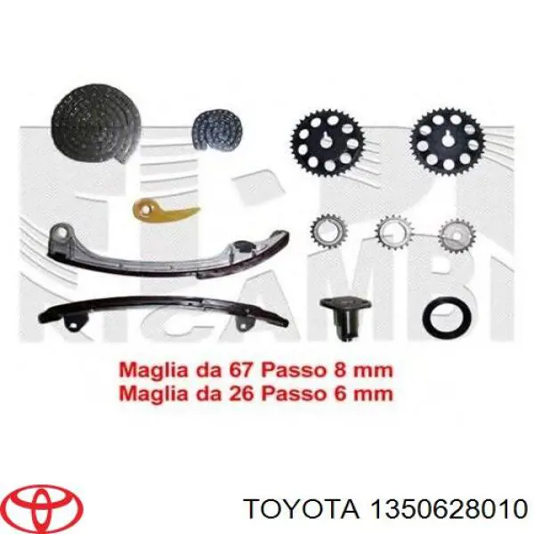 Compre 1350628010 Toyota Cadeia do mecanismo de distribuição de gás