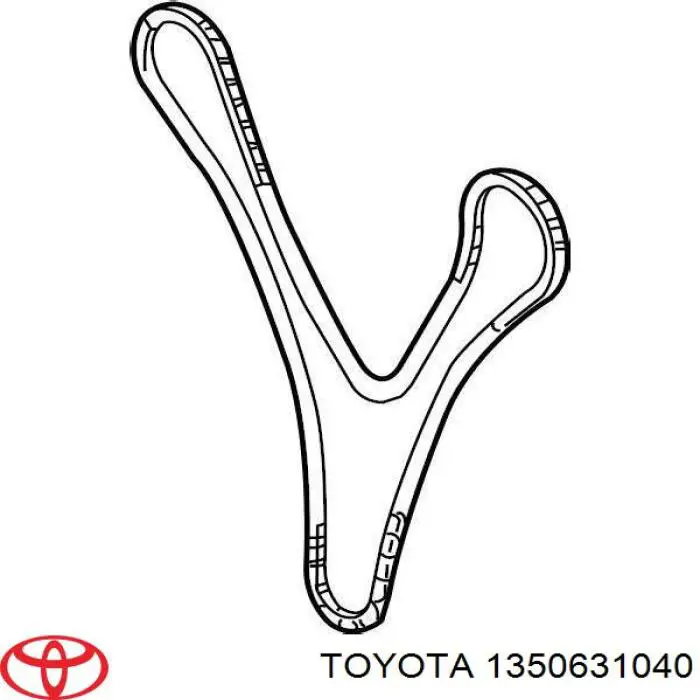 1350631040 Toyota Cadeia do mecanismo de distribuição de gás