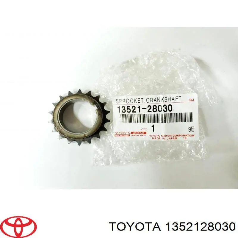 Engrenagem de cadeia da roda dentada de acionamento de cambota de motor Toyota 1352128030 preço, a partir de 14,65 USD