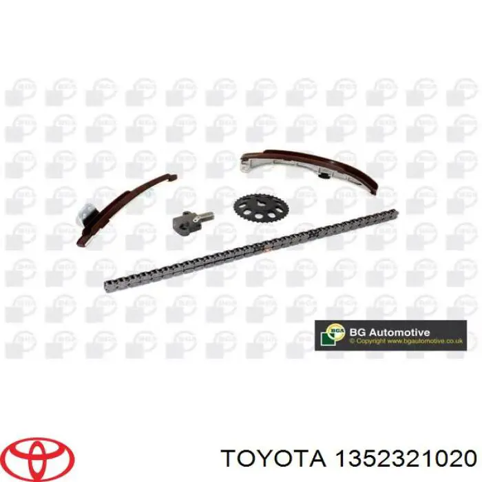 Engrenagem de cadeia da roda dentada da árvore distribuidora de motor Toyota 1352321020 preço, a partir de 57,74 USD