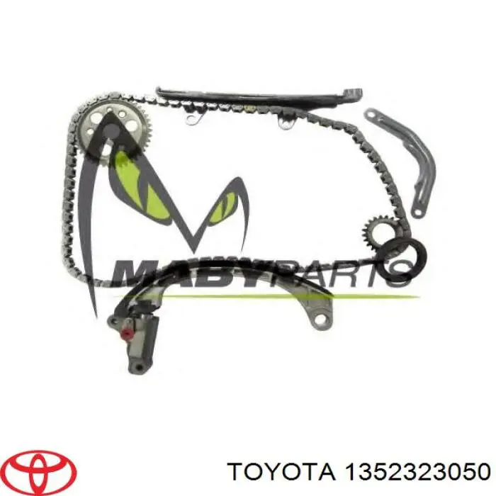Engrenagem de cadeia da roda dentada da árvore distribuidora de motor Toyota Yaris  P10