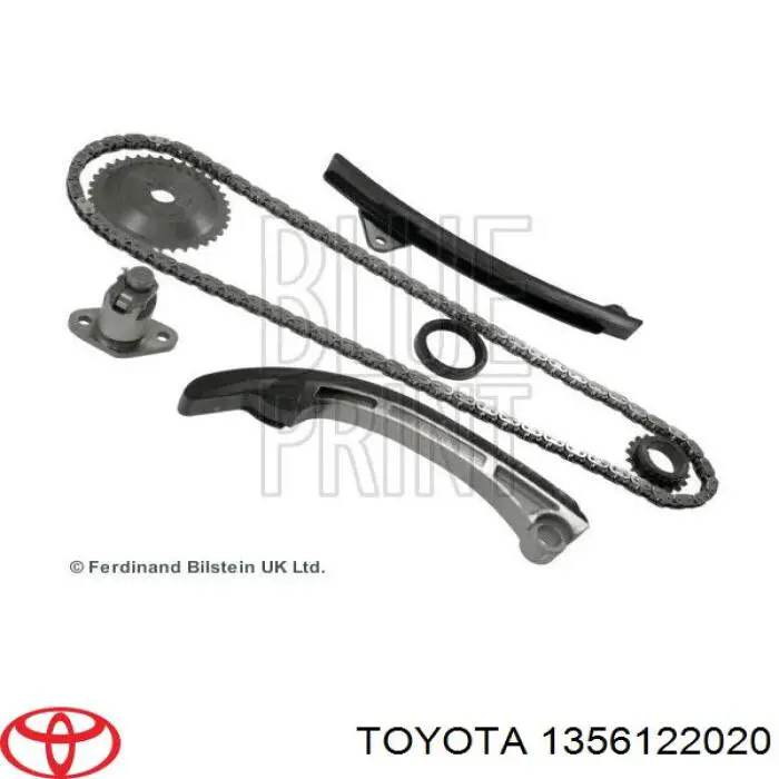 Compre 1356122020 Toyota Amortecedor de cadeia do mecanismo de distribuição de gás, esquerdo