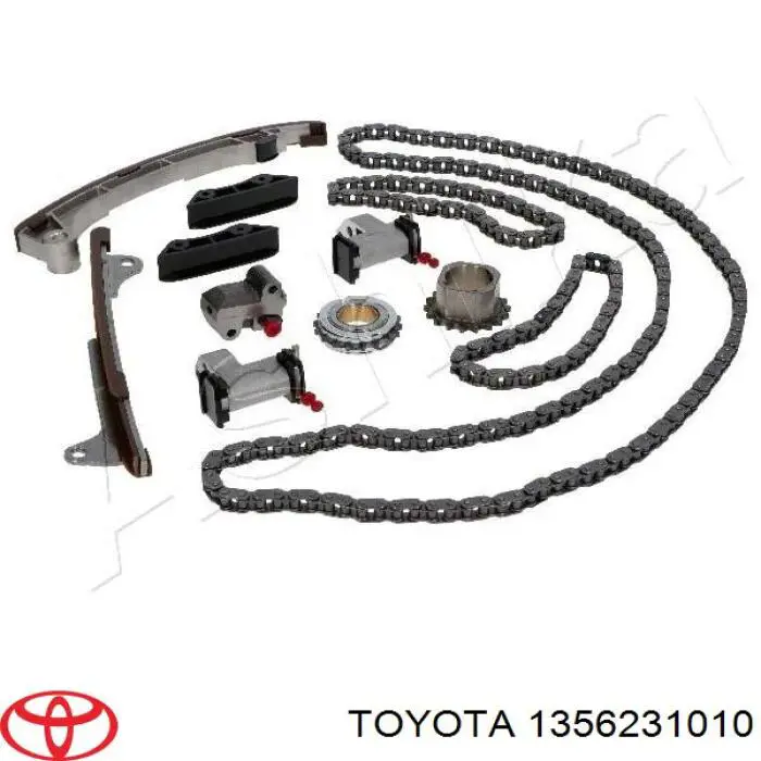 Amortecedor de cadeia do mecanismo de distribuição de gás, interno Toyota Land Cruiser PRADO ASIA J12