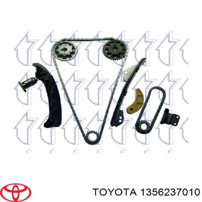Compre 1356237010 Toyota Amortecedor de cadeia do mecanismo de distribuição de gás, superior CBC