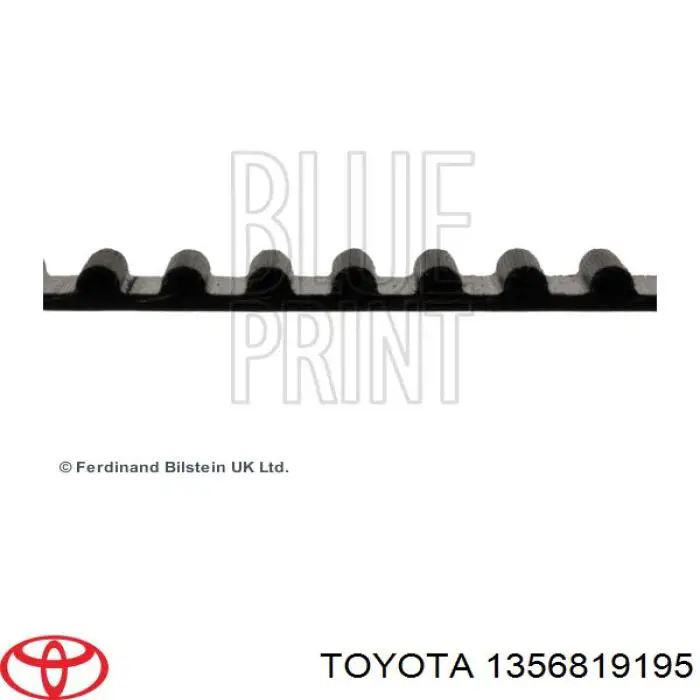 Correia do mecanismo de distribuição de gás 1356819195 Toyota