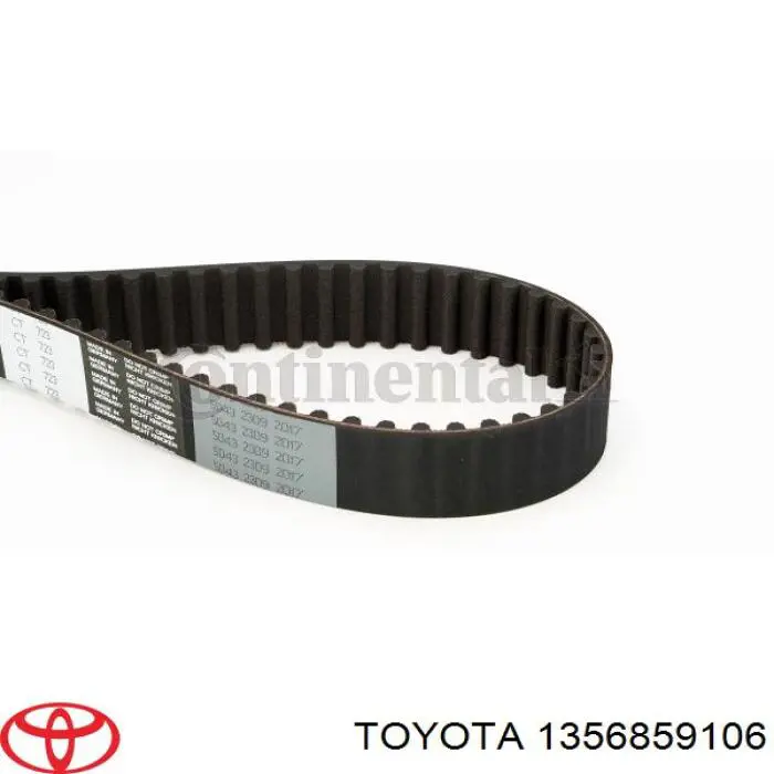 Correia do mecanismo de distribuição de gás 1356859106 Toyota