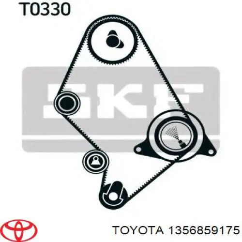 Compre 1356859175 Toyota Correia do mecanismo de distribuição de gás