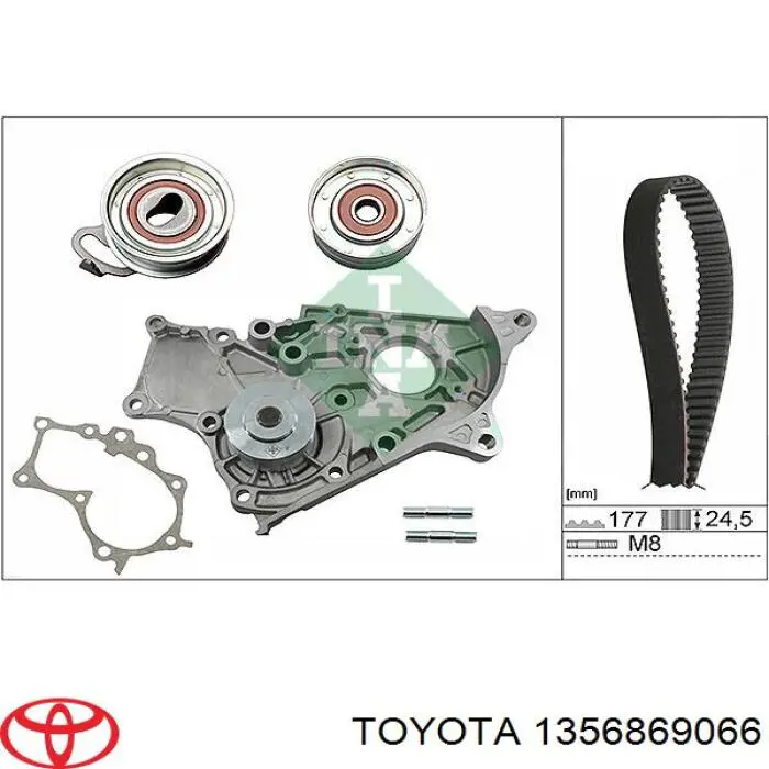 Correia do mecanismo de distribuição de gás Toyota 1356869066 preço, a partir de 37,93 USD