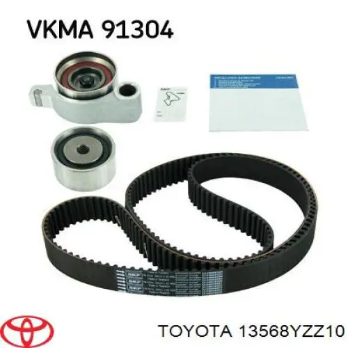 Correia do mecanismo de distribuição de gás Toyota 13568YZZ10 preço, a partir de 83,89 USD
