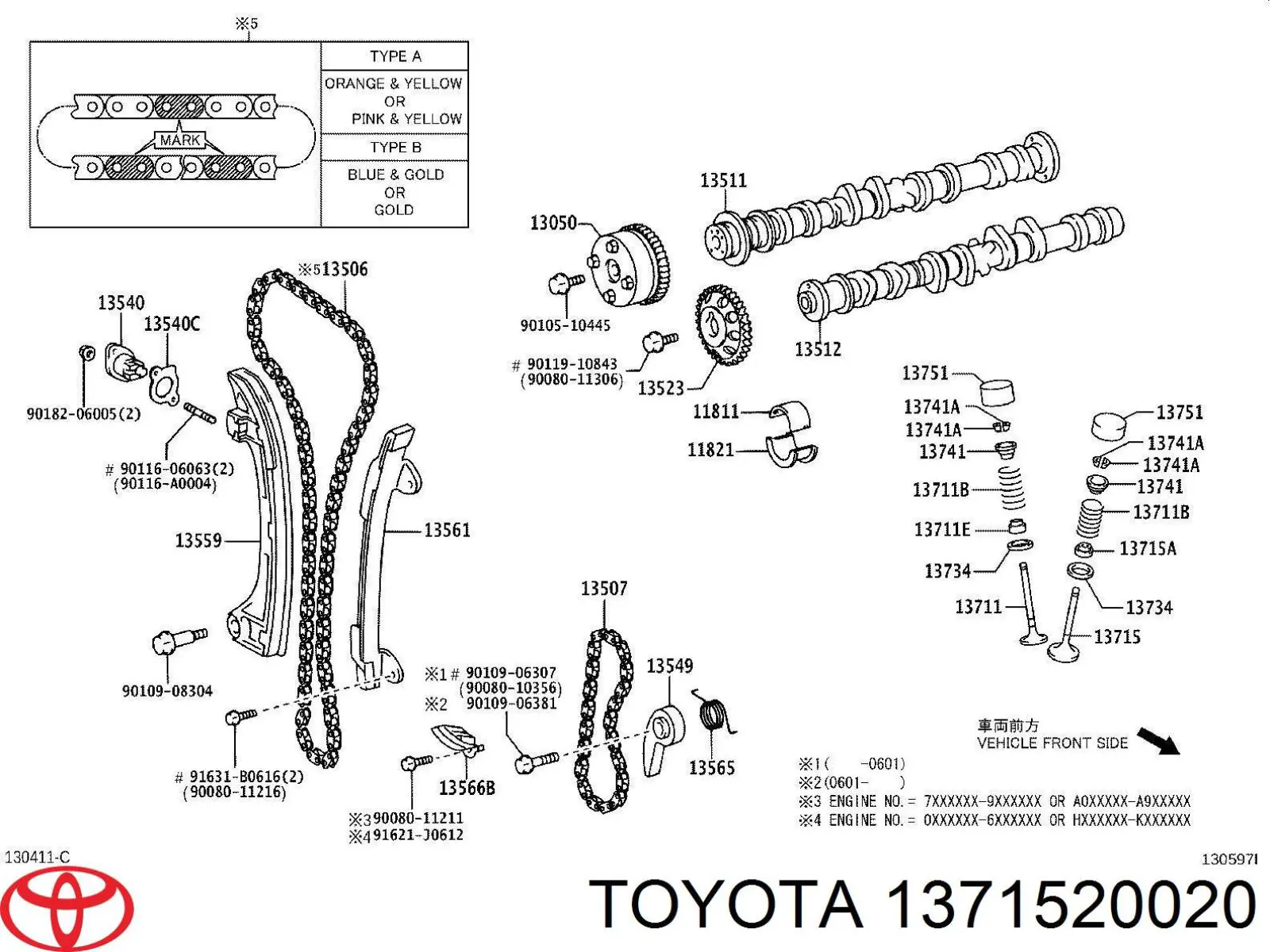 Válvula de escape Toyota 1371520020 preço, a partir de 9,09 USD