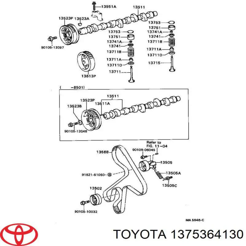  Toyota 1375364130 preço, a partir de 18,84 USD