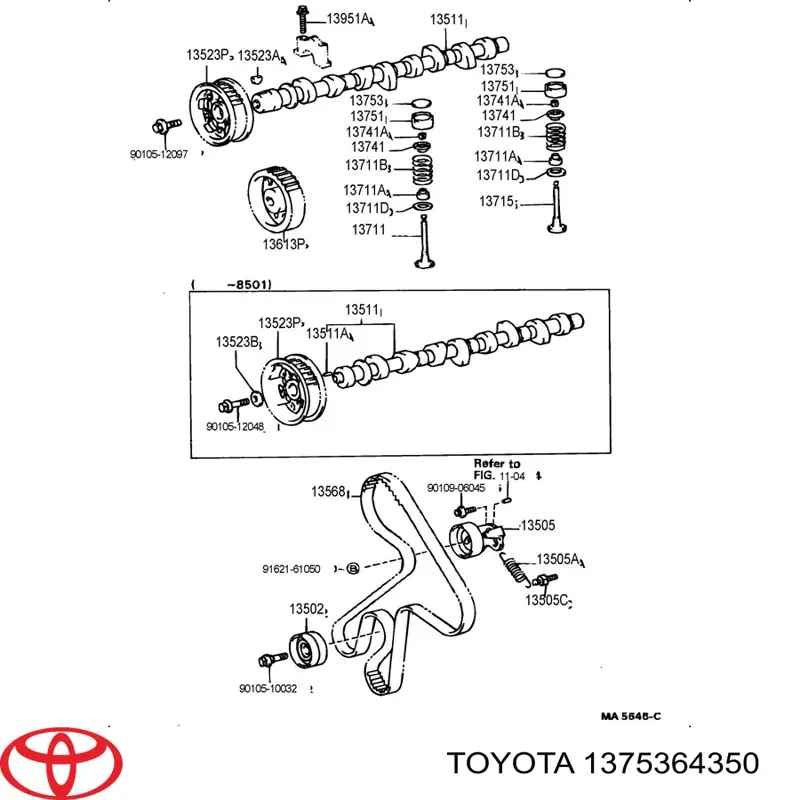 Arruela de regulação Toyota 1375364350 preço, a partir de 11,59 USD
