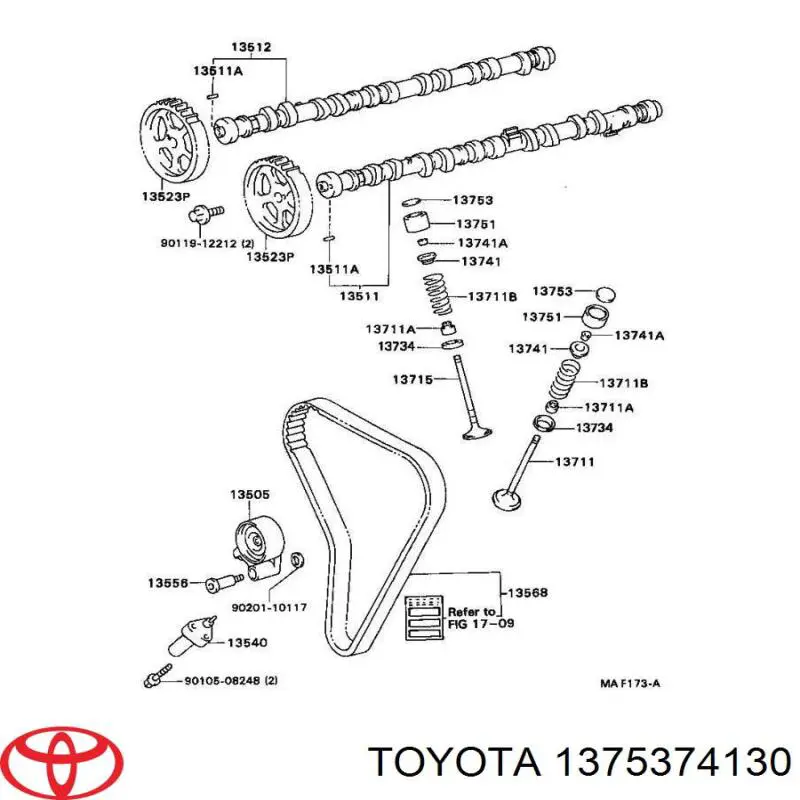 Compre 1375374130 Toyota Arruela de regulação