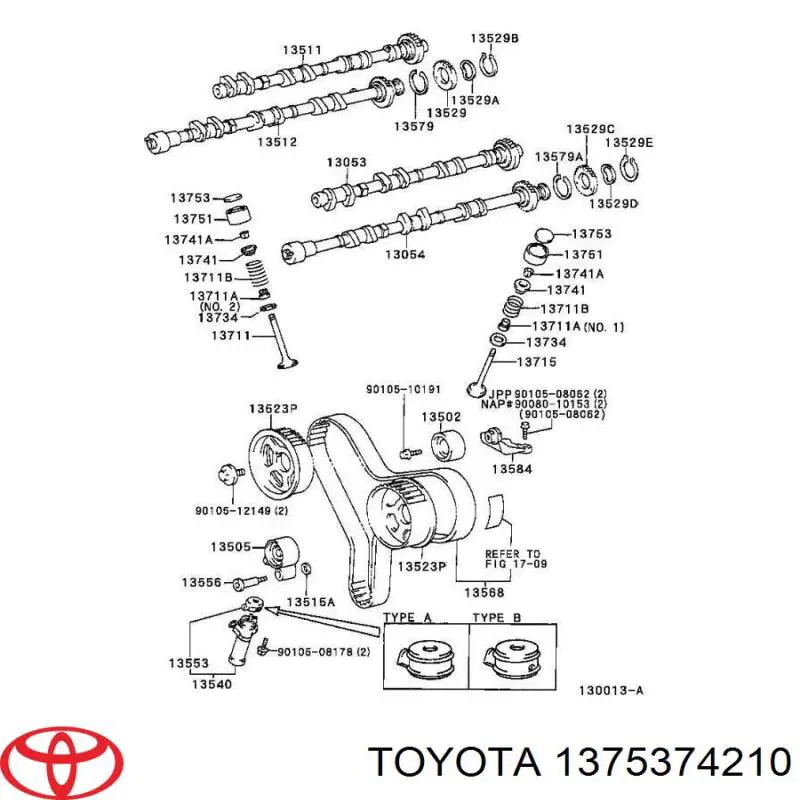 Compre 1375374210 Toyota Arruela de regulação