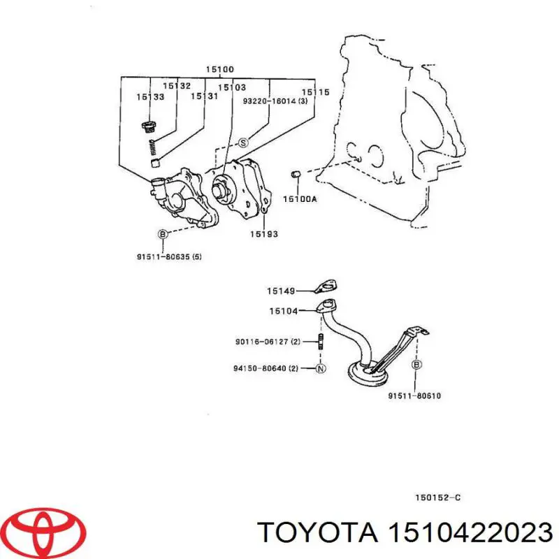  Toyota 1510422023 preço, a partir de 56,21 USD