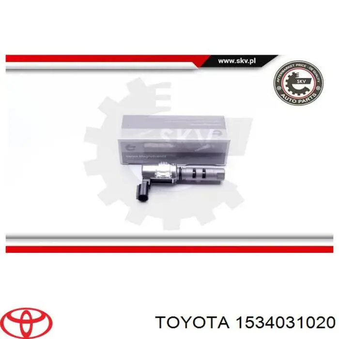 Válvula eletromagnética esquerda de posição (de fases) da árvore distribuidora Toyota 1534031020 preço, a partir de 43,20 USD