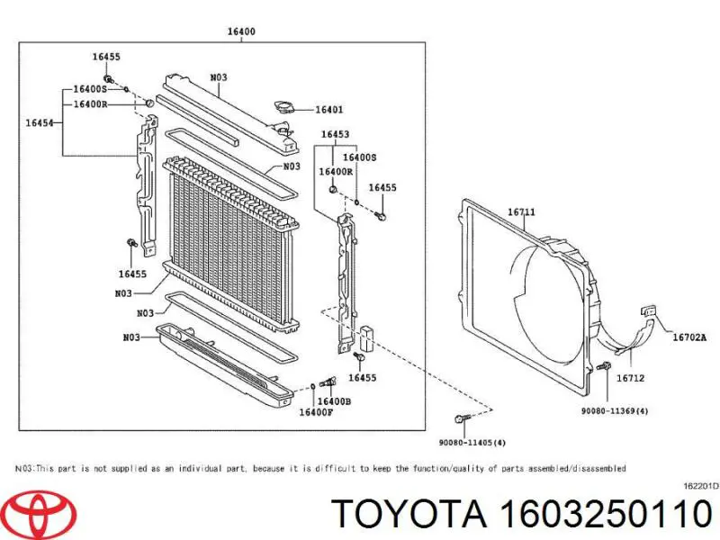 Caixa do termostato para Toyota Land Cruiser 100 J10